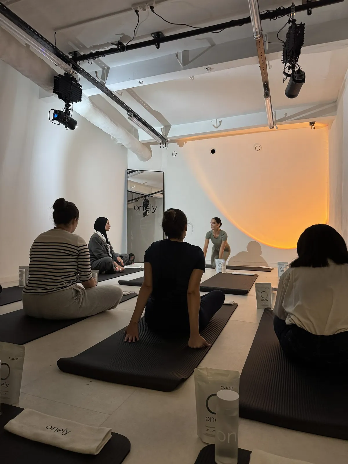 Séance de pilates organisée pour les ambassadrices Cuure